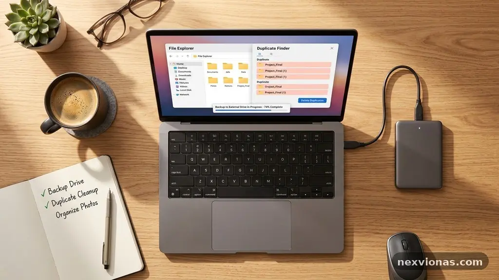 How to Reduce Duplicate Files Before Creating a Full Device Backup